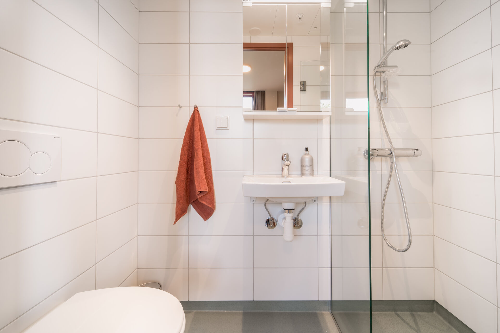 Image may contain: Mirror, Tap, Sink, Plumbing fixture, Bathroom sink.