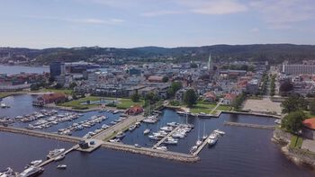 Kristiansand from above.