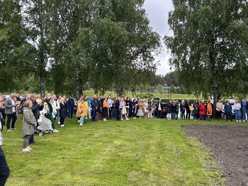 Mange kom til åpningen på Campus Kristiansand 6. juni 2024.