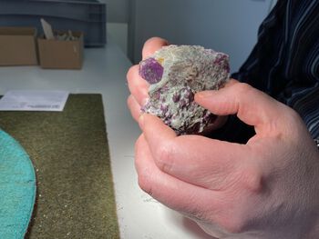 Mineralsamlingen inneholder mer enn 4000 objekter.