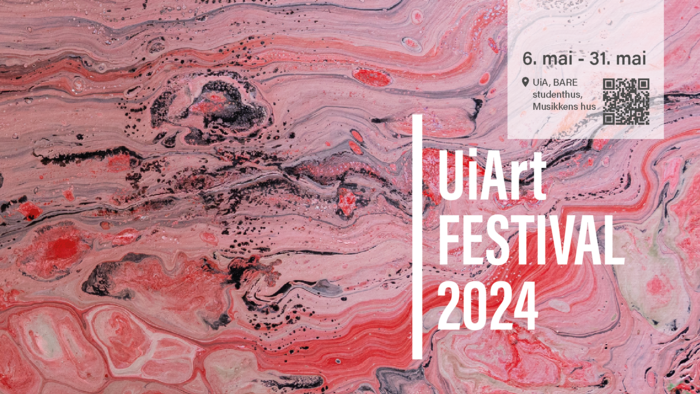 Festivalplakat for UiArt-festivalen 2024.