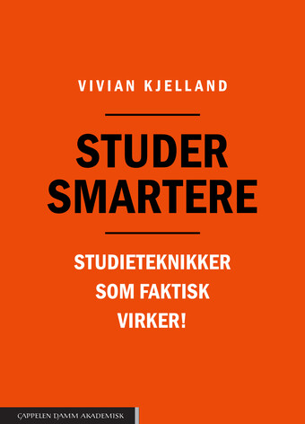 Forsiden på Vivian Kjellands bok Studer smartere.