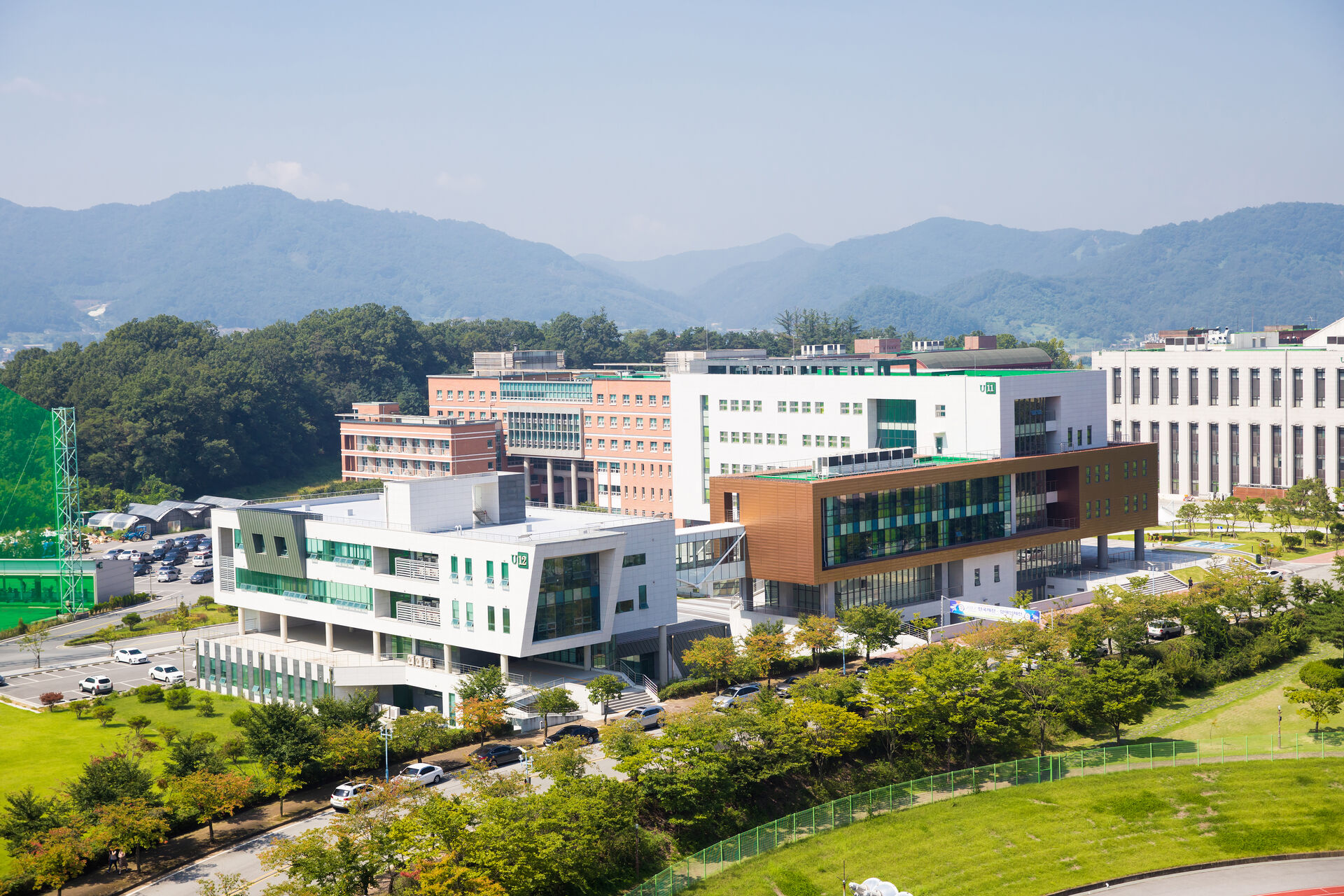Oversiktsbilde Konkuk University campus